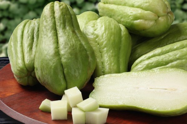 El chayote, la fruta de moda llega a Madrid