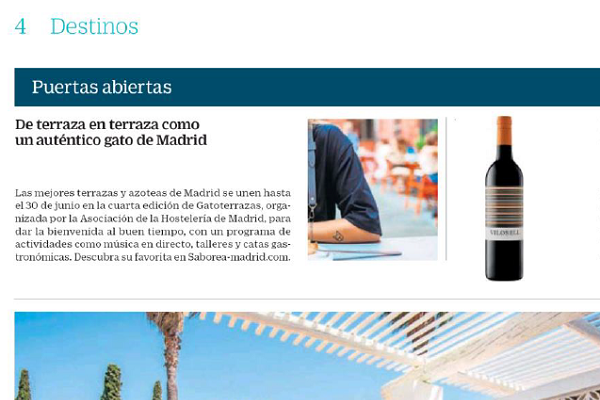 Cinco Días: de terraza en terraza como un gato de Madrid