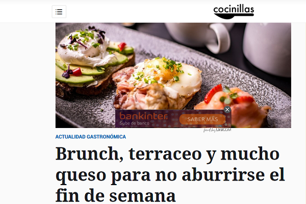 El Español: Brunch, terraceo y mucho queso para no aburrirse el fin de semana