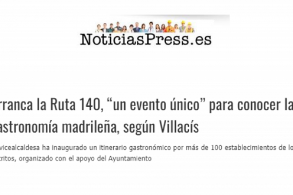 Arranca La Ruta 140, 