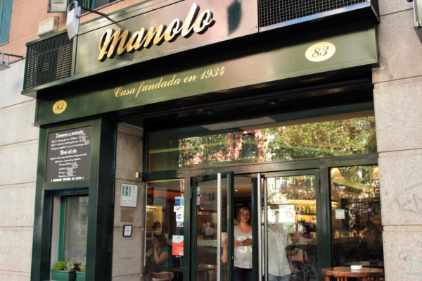 Restaurante Manolo 1934 - Saborea Madrid