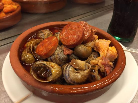 Tapas Madrid Rastro Caracoles