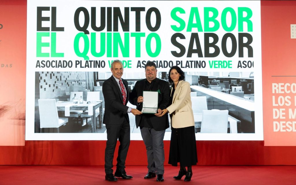 Premio Platino Verde sostenibilidad El Quinto Sabor