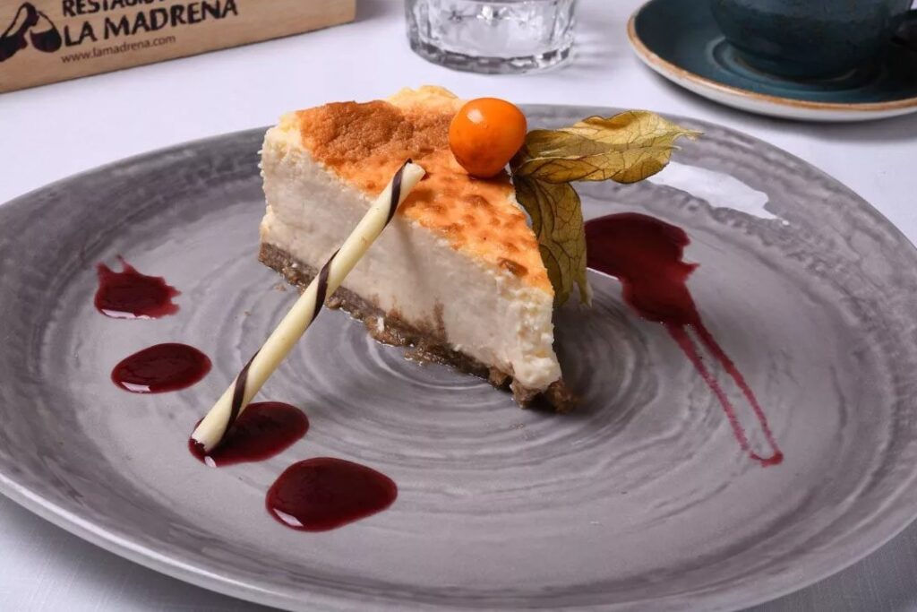 tarta de queso La Madreña