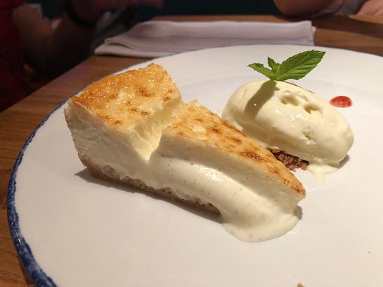 tarta de queso y vainilla Taberna y Media