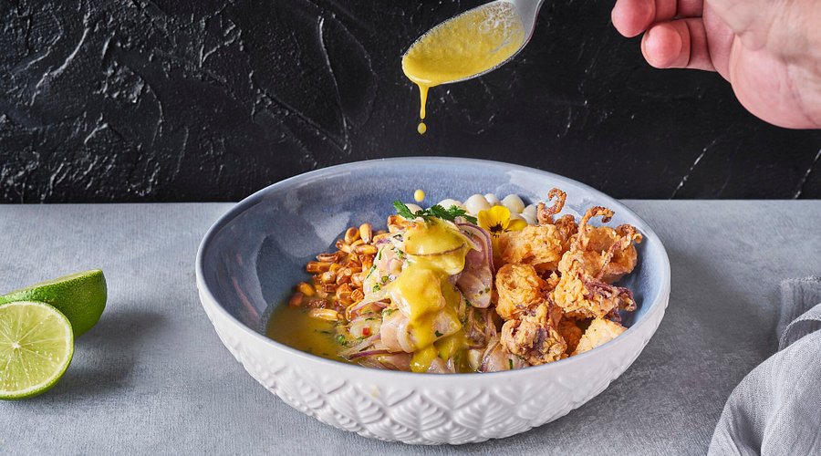 ceviche de corvina - pucará madrid hispanidad