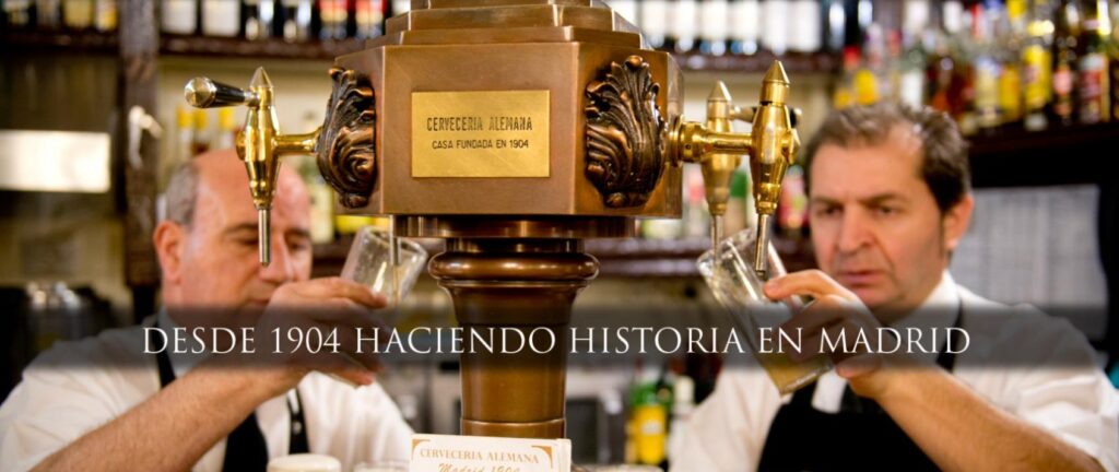 Cervecería Alemana Madrid tapas centro
