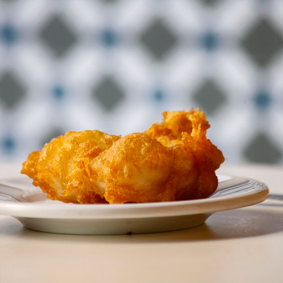 bacalao rebozado Casa Revuelta