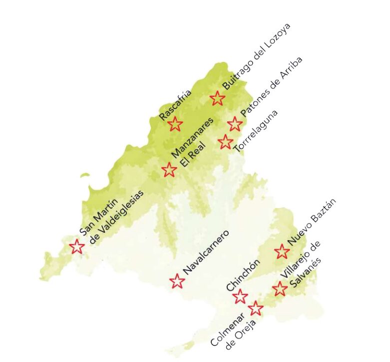 Municipios Villas a fuego lento Comunidad de Madrid