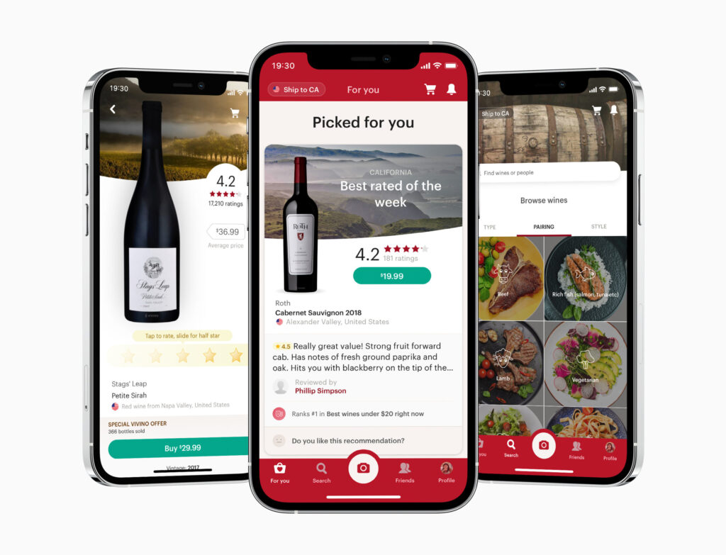 Vivino app foodie