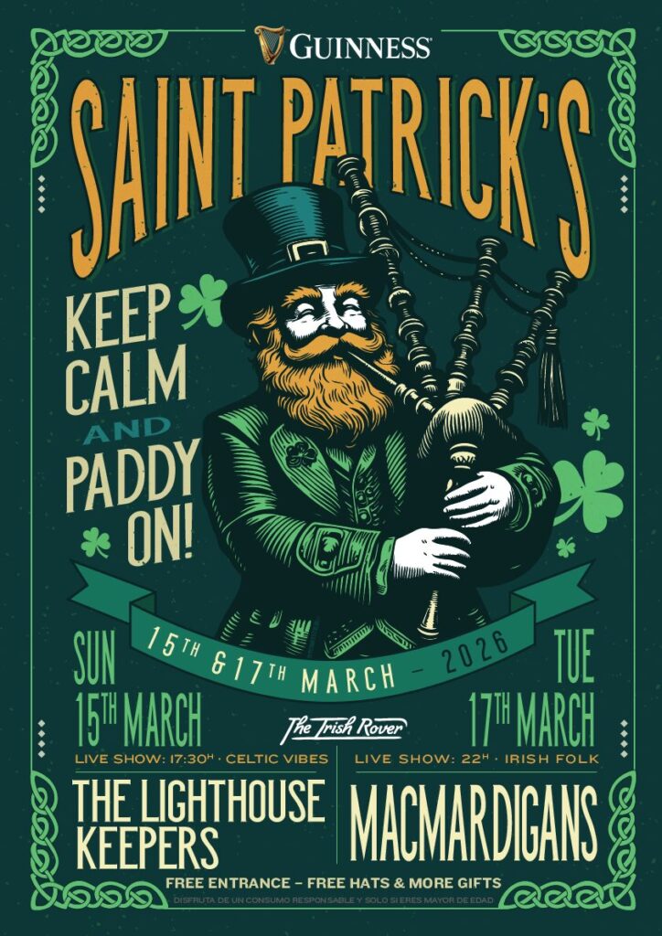 Cartel San Patricio Guinness