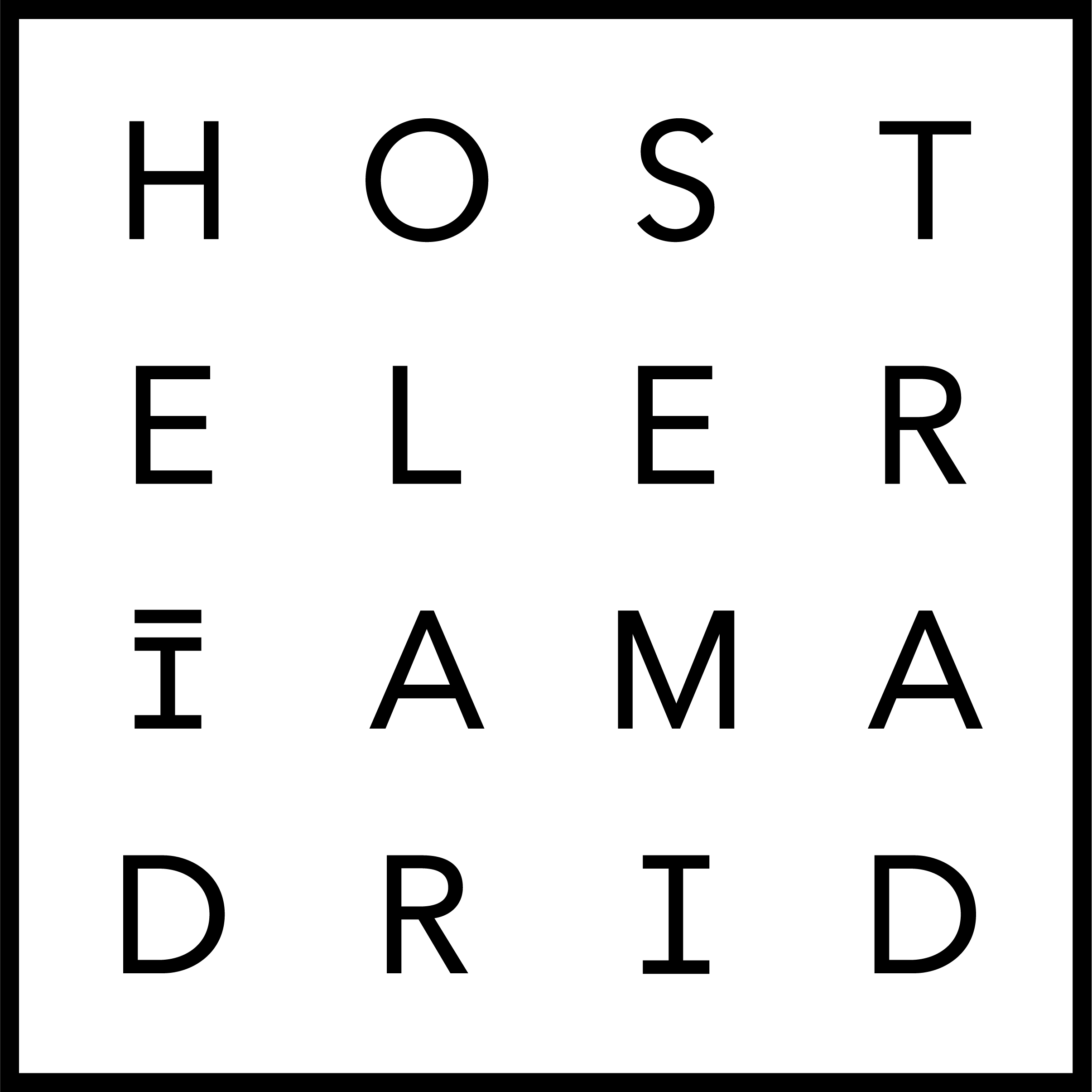 logo Hostelería Madrid blanco