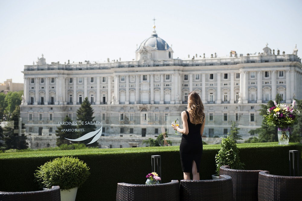 Terraza de Sabatini: vistas espectaculares al Palacio Real