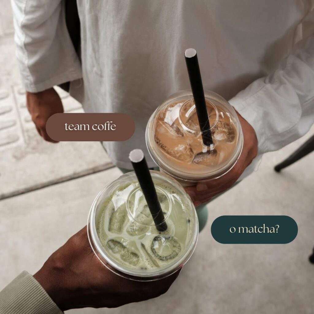 On Café bebidas refrescantes verano