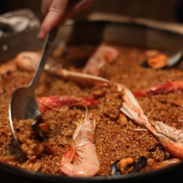 Larrocería Madrid paella
